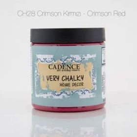 Cadence 500CH-28 500 ml Crimson Kirmizi Very Chalky Home Decor Mobilya Boyası