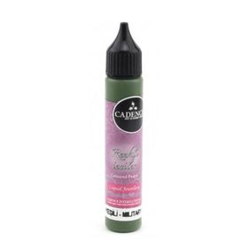 Cadence 554 Haki Yeşili Renkli İnciler 25 ml Boncuk Boya