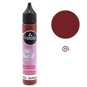 Cadence 565 Bordo Renkli İnciler 25 ml Boncuk Boya