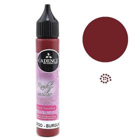 Cadence 565 Bordo Renkli İnciler 25 ml Boncuk Boya