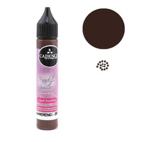 Cadence 567 Kahverengi Renkli İnciler 25 ml Boncuk Boya