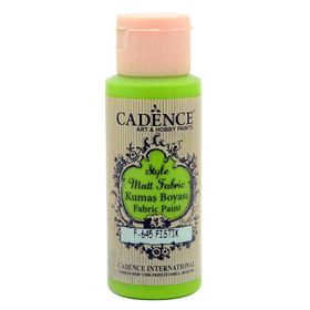 Cadence 59 ml F-645 Fıstık Yeşili Sytle Matt Kumaş Boyası