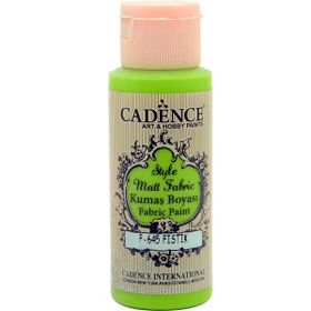 Cadence 59 ml F-645 Fıstık Yeşili Sytle Matt Kumaş Boyası