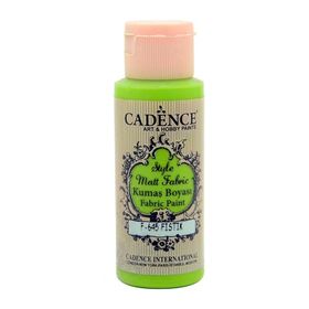 Cadence 59 ml F-645 Fıstık Yeşili Sytle Matt Kumaş Boyası