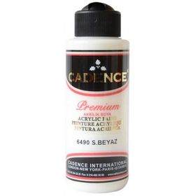 Cadence 6490 S Beyaz 120 ml Akrilik Boya