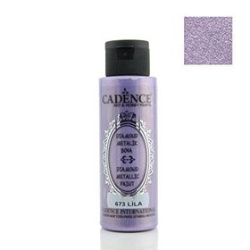 Cadence 70 ml Lila 673 Diamond Metalik Boya