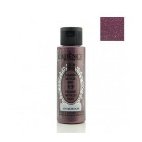 Cadence 70 ml Mürdüm 675 Diamond Metalik Boya