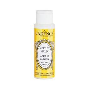 Cadence 70 ml Yarımat Su Bazlı Akrilik Vernik