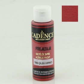 Cadence 7550 500 ml Çilek Kırmızı Premium Akrilik