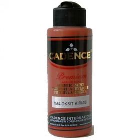 Cadence 7554 500 ml Oksit Kırmızı Premium Akrilik