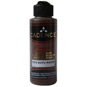 Cadence 7575 Koyu Kahve 120 ml Akrilik Boya