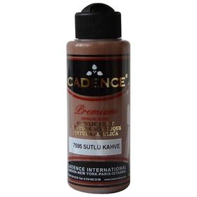 Cadence 7595 Premium Sütlü Kahve 120 ML Akrilik Boya