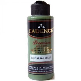 Cadence 8018 Premium Yaprak Yeşili 120 ml Akrilik Boya