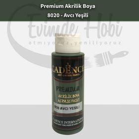Cadence 8020 Avcı Yeşili 70 ml Akrilik Boya