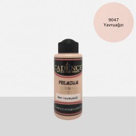 Cadence 9047 Yavruağzı Yarı Mat 120 ml Akrilik Boya