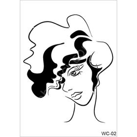Cadence A4 Woman Collection WC-02 Stencil Şablon