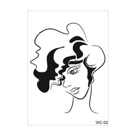 Cadence A4 Woman Collection WC-02 Stencil Şablon