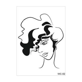 Cadence A4 Woman Collection WC-02 Stencil Şablon