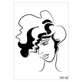 Cadence A4 Woman Collection WC-02 Stencil Şablon