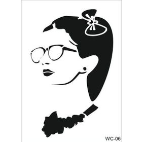 Cadence A4 Woman Collection WC-06 Stencil Şablon