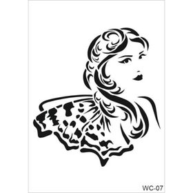 Cadence A4 Woman Collection WC-07 Stencil Şablon