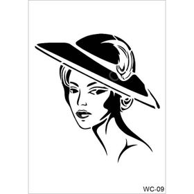 Cadence A4 Woman Collection WC-09 Stencil Şablon
