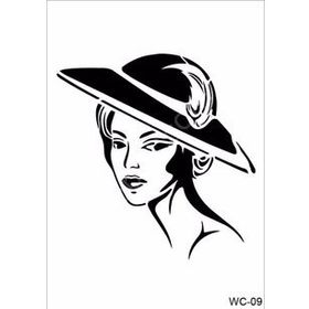 Cadence A4 Woman Collection WC-09 Stencil Şablon