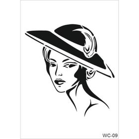 Cadence A4 Woman Collection WC-09 Stencil Şablon