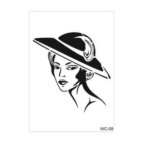 Cadence A4 Woman Collection WC-09 Stencil Şablon