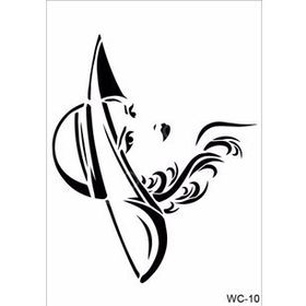 Cadence A4 Woman Collection WC-10 Stencil Şablon