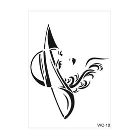 Cadence A4 Woman Collection WC-10 Stencil Şablon