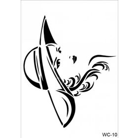 Cadence A4 Woman Collection WC-10 Stencil Şablon