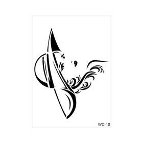 Cadence A4 Woman Collection WC-10 Stencil Şablon