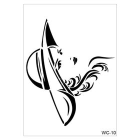 Cadence A4 Woman Collection WC-10 Stencil Şablon