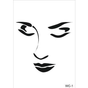 Cadence A4 Woman Collection WC-11 Stencil Şablon