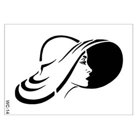 Cadence A4 Woman Collection WC-14 Stencil Şablon