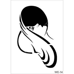 Cadence A4 Woman Collection WC-14 Stencil Şablon