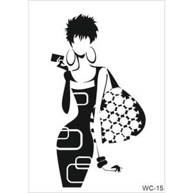 Cadence A4 Woman Collection WC-15 Stencil Şablon