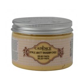 Cadence Açık Sarı S2 Style Matt Shabby Chic Rölyef Pasta