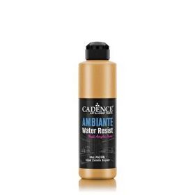 Cadence Ambiente AWM-04 Antik Altın 250 ml Suya Dayanıklı Metalik Akrilik Boya