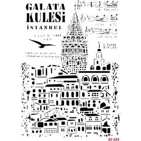 Cadence AS584 21x29 cm Stencil Şablon