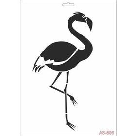 Cadence AS596 Flamingo 21x29 cm Stencil Şablon