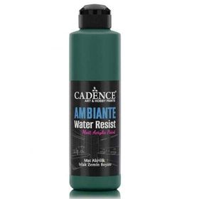Cadence AW14 Ambiente Mat Akrilik 250 ml Zümrüt Islak Zemin Boyası