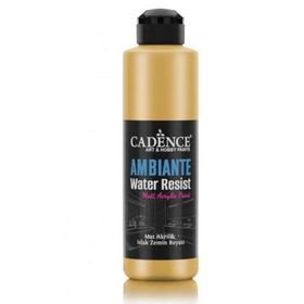 Cadence AWM04 Ambiente Metalik Antik Altın Mat 250 ml Akrilik Islak Zemin Boyası