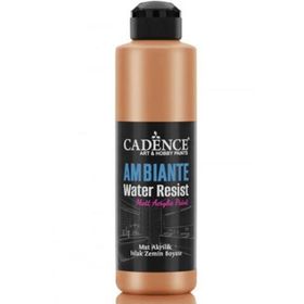 Cadence AWM05 Ambiente Metalik Bronz Mat Akrilik 250 ml Islak Zemin Boyası