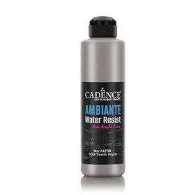 Cadence AWM06 Ambiente Metalik Gümüş Mat Akrilik 250 ml Islak Zemin Boyası