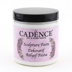 Cadence Beyaz 250 ml Sculpture Pasta Dekoratif Rölyef Pasta