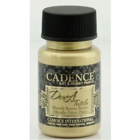 Cadence Beyaz Altın Dora Metalik 50ml Kumaş Boyası