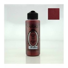 Cadence Bordo 120ml Metalik Boya