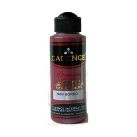 Cadence Bordo Su Bazlı 120 ml Ahşap Akrilik Boya